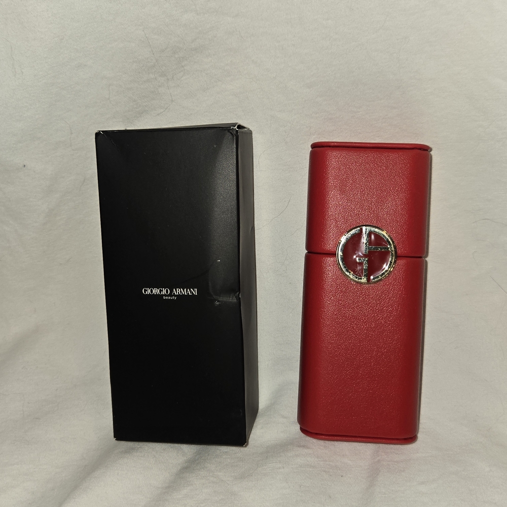 ❤️ Giorgio Armani Red Earbuds Case / Small Holder – Beauty – With Box ❤️